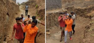 Women falls Rajgad fort