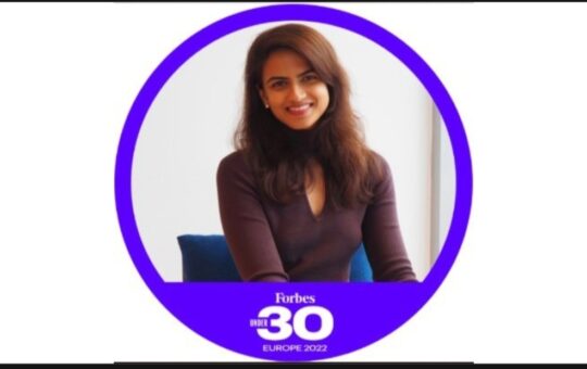 Girl From Baramati On Forbes List Of 30 Most Influential People In European Financial Sector 
