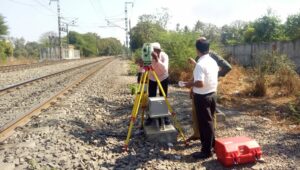 Khed Pune Nashik Railway work