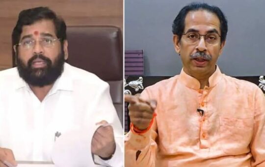 Eknath Shinde Uddhav Thackeray