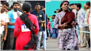 Female Construction Worker Marathon Pune