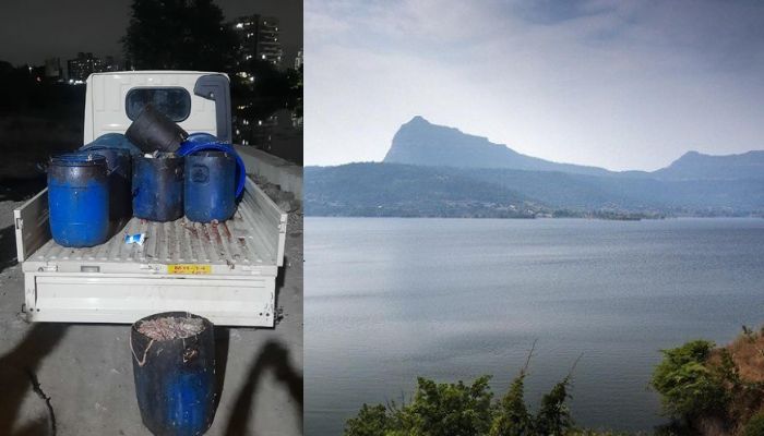 Man Spoiling Pavana River Caught Red-Handed Dumping 400 Kgs Of Chicken And Mutton Waste pune
