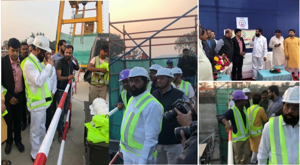 CM eknath Shinde visit Pune Metro