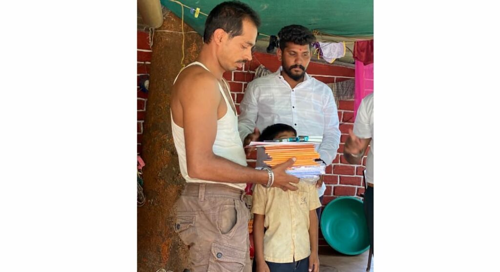 Mahatman Foundation Distributes Notebooks And Stationery