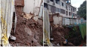 Pune: Man Trapped Under Debris After Shop Wall Collapse