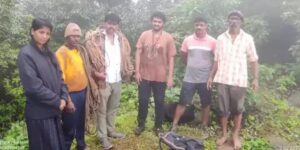 Trekker rescued from Dhakoba Junnar Pune
