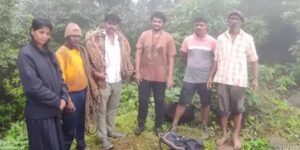 Trekker rescued from Dhakoba Junnar Pune