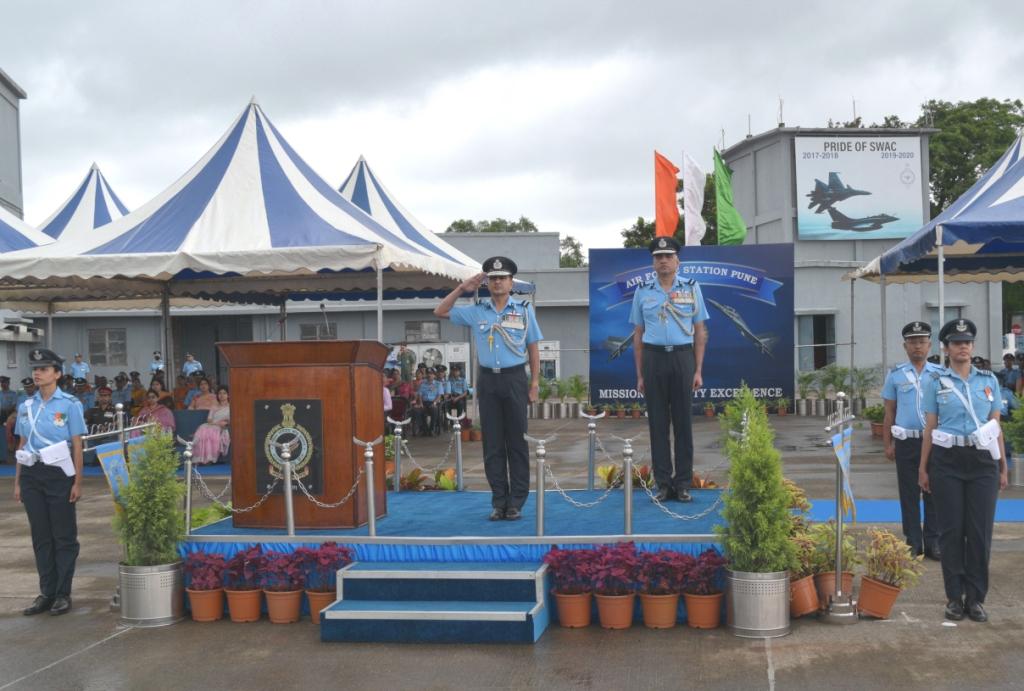 CHANGE OF COMMAND AT AIR FORCE STATION LOHEGAON, PUNE