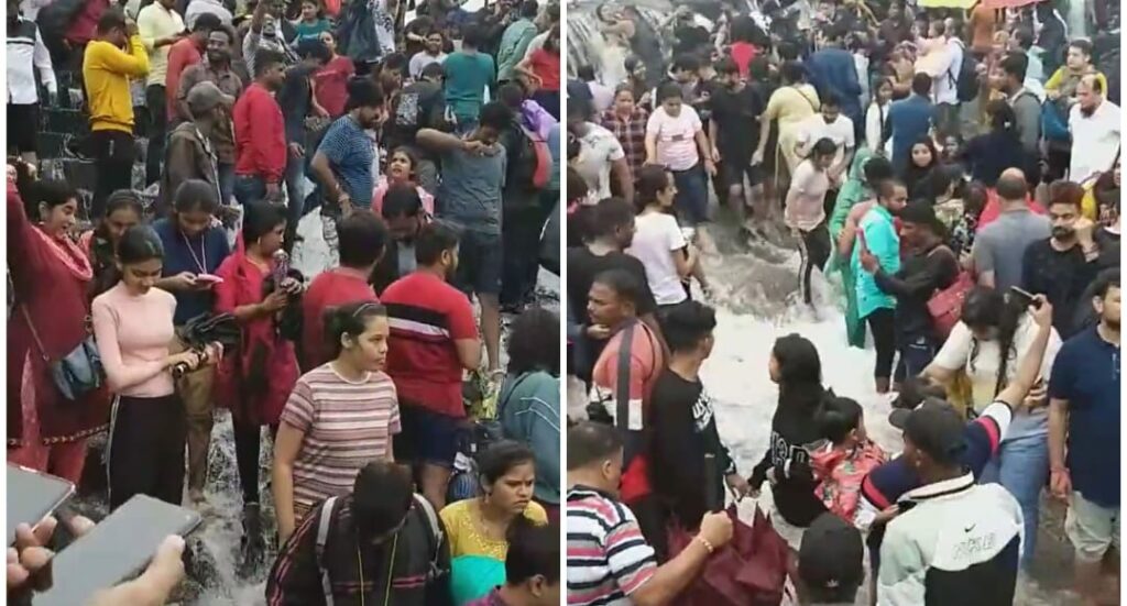 Pune: 10 Kilometers Traffic Jam On Way To Bhushi Dam As Tourists Arrive In Huge Numbers
