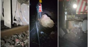Pune: Another Landslide Near Monkey Hill, Rock Stuck In Railway Engine Causing Train To Derail