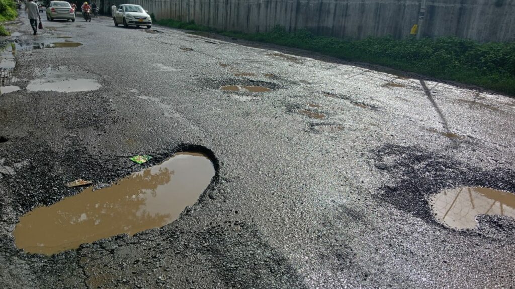 Potholes on Pune roads