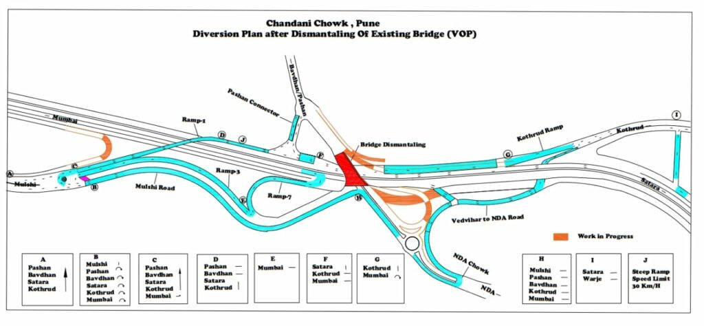 Check Traffic Diversions At Chandani Chowk
