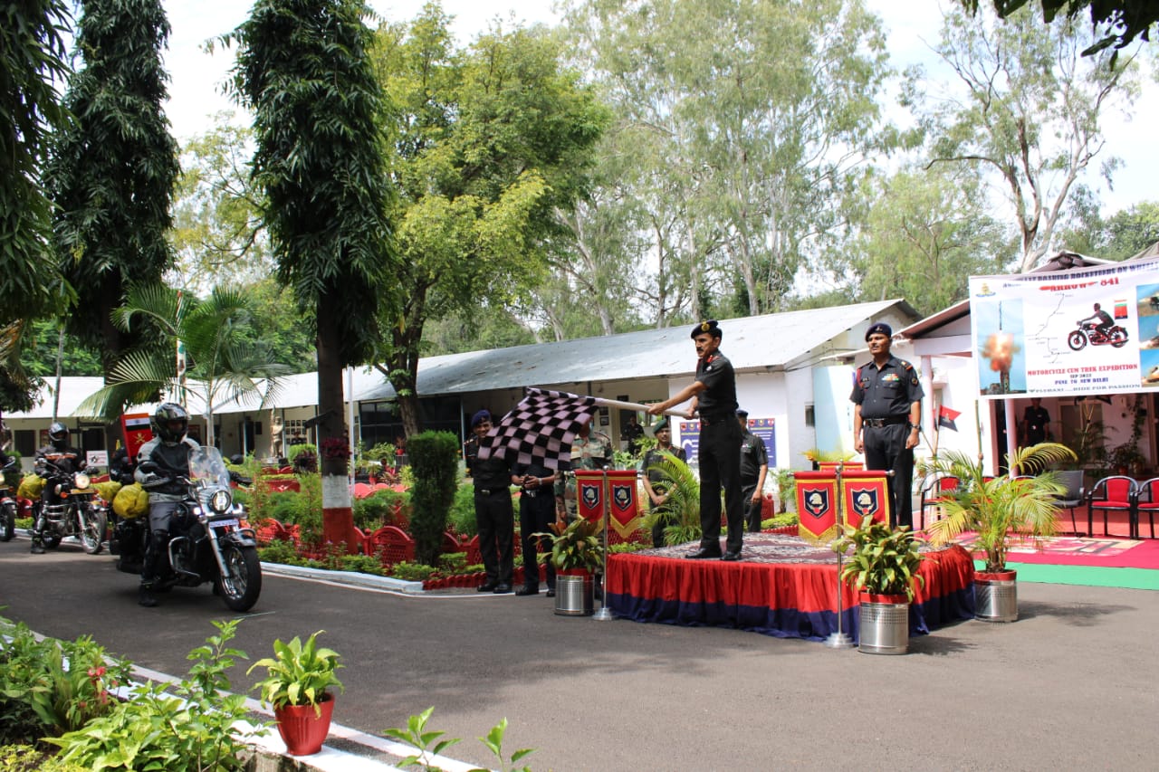 Pune: Motorcycle Cum Trek Expedition Flagged Off To Commemorate 196th Gunners Day