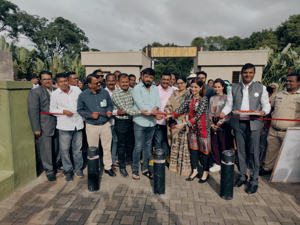 Inaugration of the intervention at the Ex Mayor Lt. Bharat Sawant Palm Garden