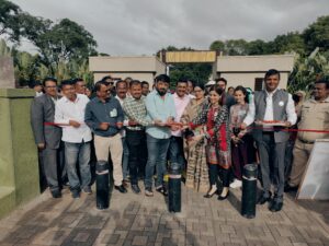 Inaugration of the intervention at the Ex Mayor Lt. Bharat Sawant Palm Garden