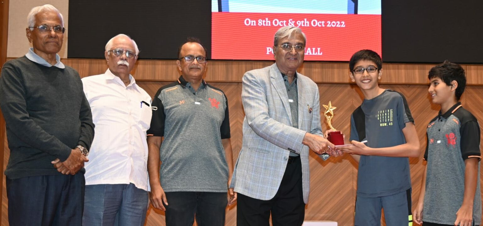 Pune Triple crown for Chandrama R at the RCBC Annual Table Tennis