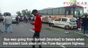 shivshahi bus accident Pune Mumbai