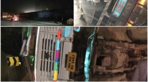 Accident on highway