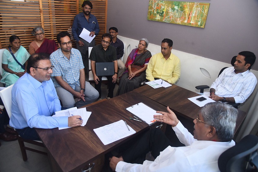sudhir mehta meets chandrakant patil