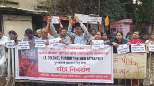 Activists Protest Against Release Of Book About Lt Colonel Purohit