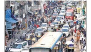 Dagdusheth temple area Traffic