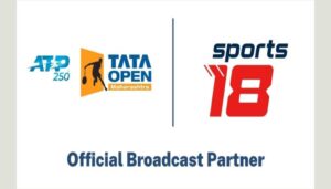 Logo of Tata Open Maharashtra x Sports18