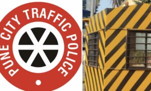 Pune City Traffic police booth