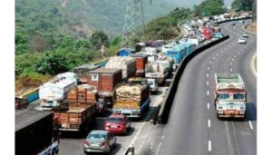 Traffic Jams At Borghat