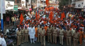 Pune: Thousands Of People Participate In Hindu Janakrosh Morcha Demanding Strict Laws To Prohibit Religious Conversion And Cow Slaughter