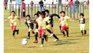 Seven a side football