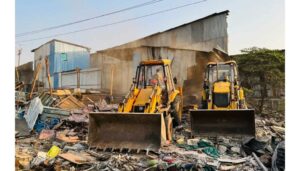 Unauthorized Constructions Removed By PCMC