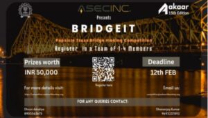 Aakaar's BridgeIt Competition