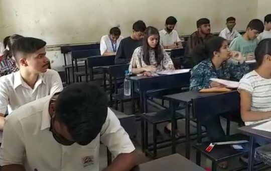 Pune: School Welcomes Students With Sweets As HSC Exams Begin