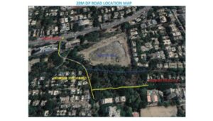 Mrutyunjayeshwar Temple Road Development Plan