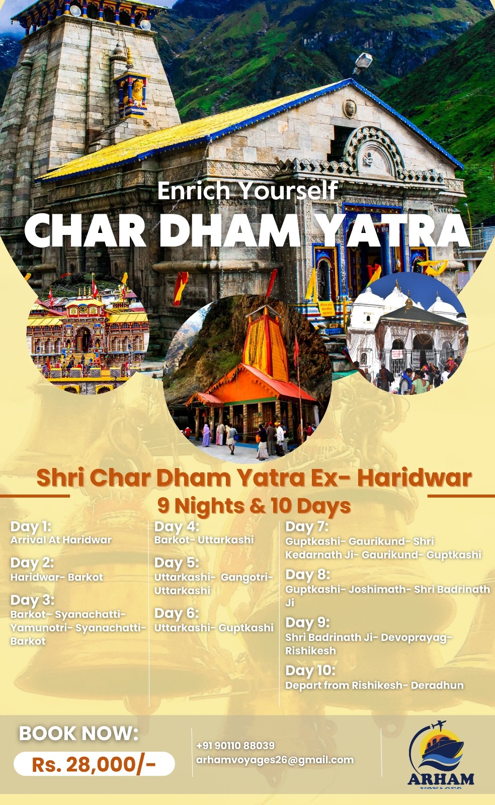 Char Dham Yatra tour package