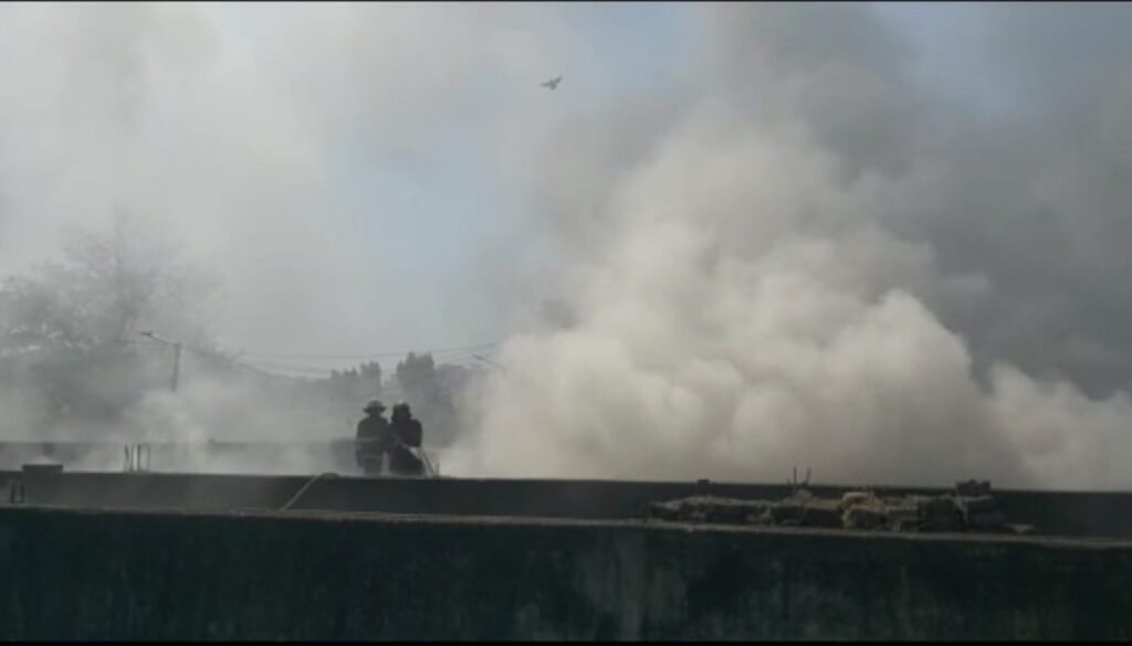 Fire At Store In MarketYard
