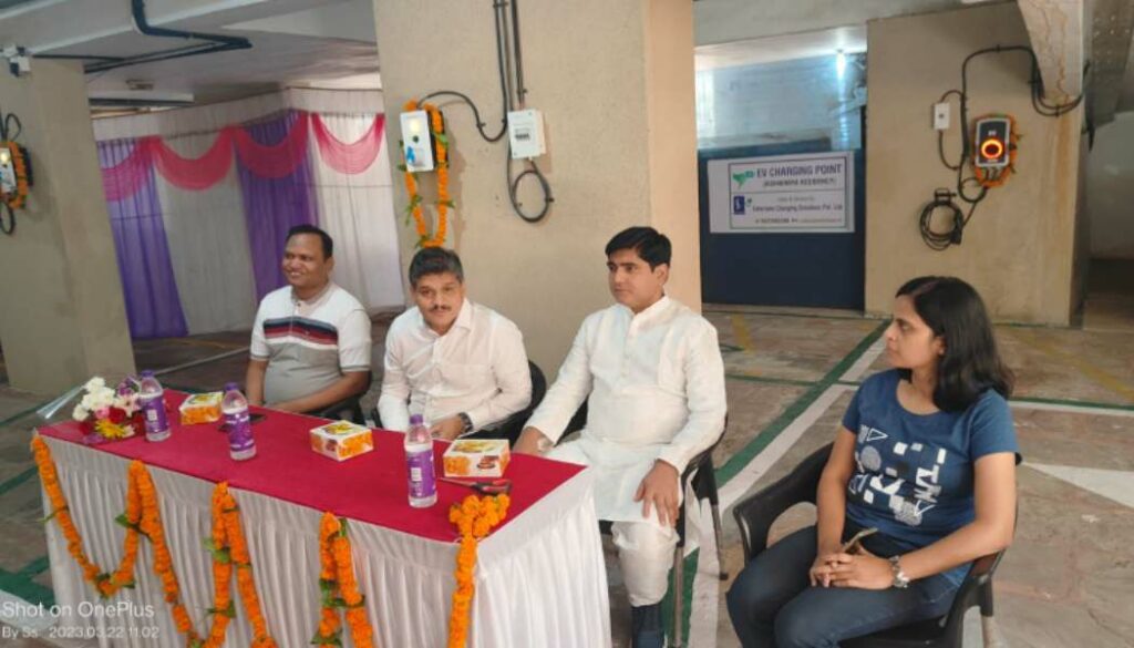 Housing Society In Wakad Installs Electric Vehicle Charger Station