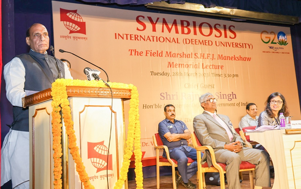 Rajnath Singh at SIMS Pune