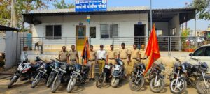 Wagholi police action against bikes