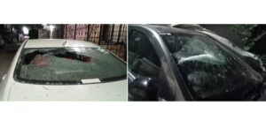 vehicles vandalized