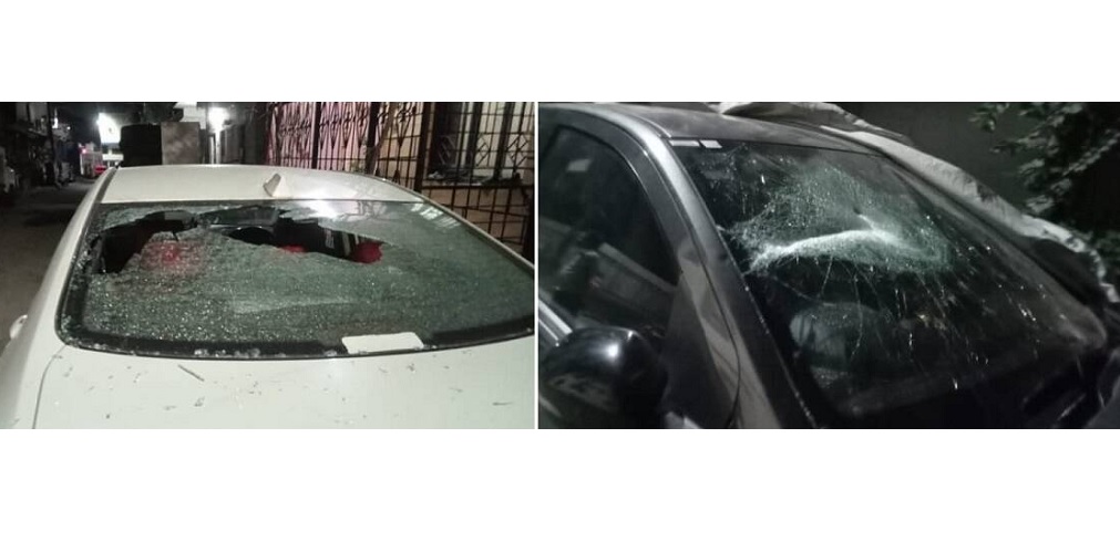 vehicles vandalized