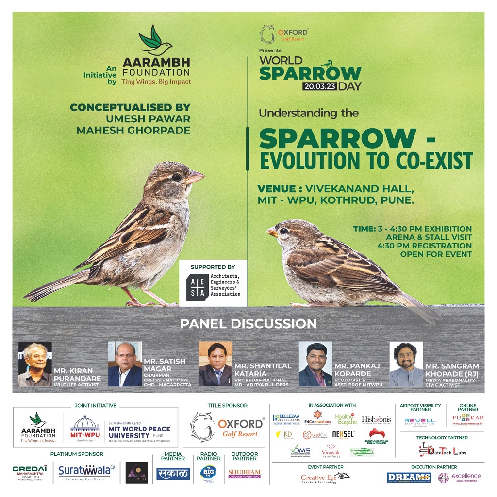 world sparrow day program in Pune