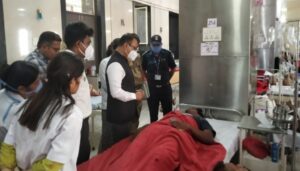 Accident Near Swami Narayan Temple