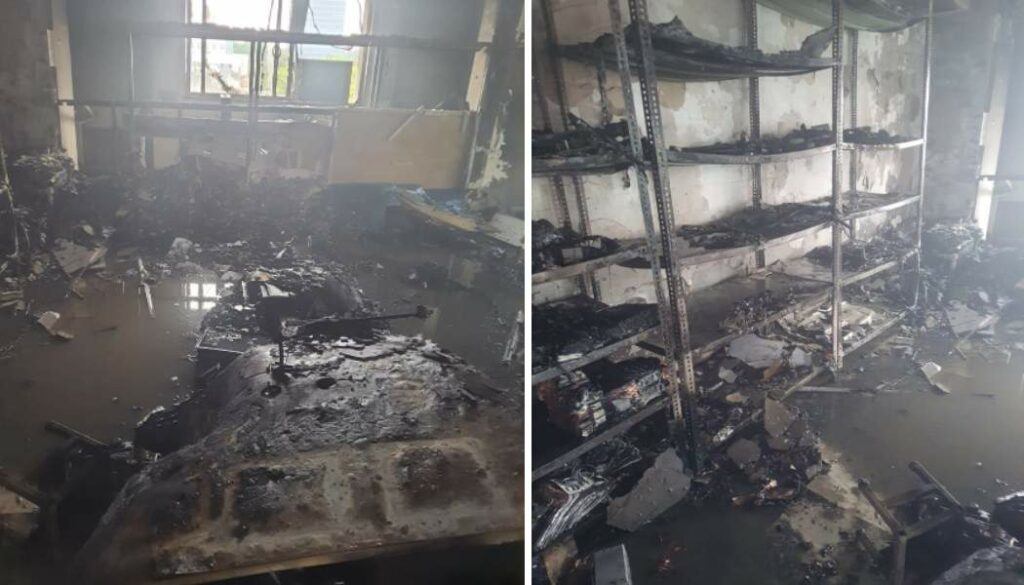 Fire At Equity Tower Building In Aundh