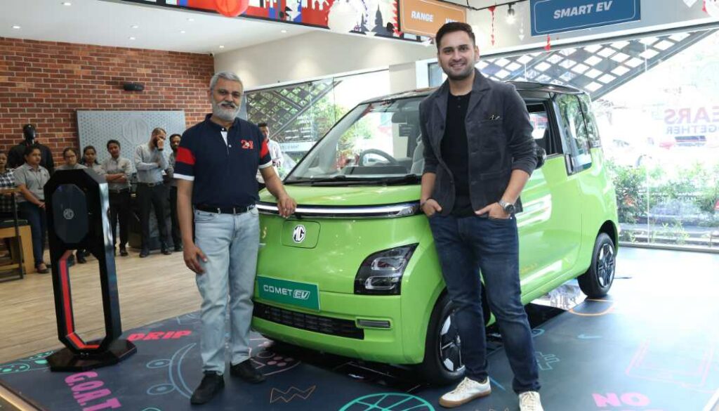 MG Comet EV launch in Pune (1)