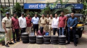 tyre thief nabbed by samarth police
