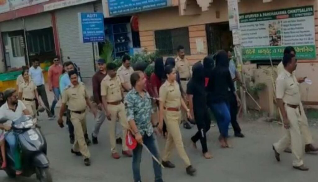 Arrested Murder Suspects Paraded In Keshavnagar