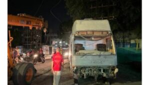 Bus Collides With Six Vehicles Due To Brake Failure