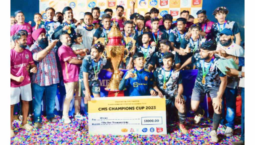 Strikers FC crowned CMS Champions Cup winners at the CMS Champions Cup