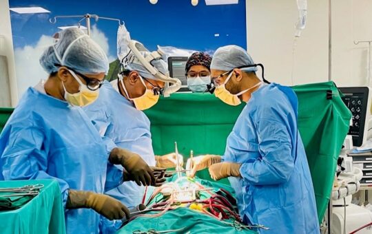 Doctor heart surgery
